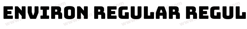 Environ Regular Regular字体转换
